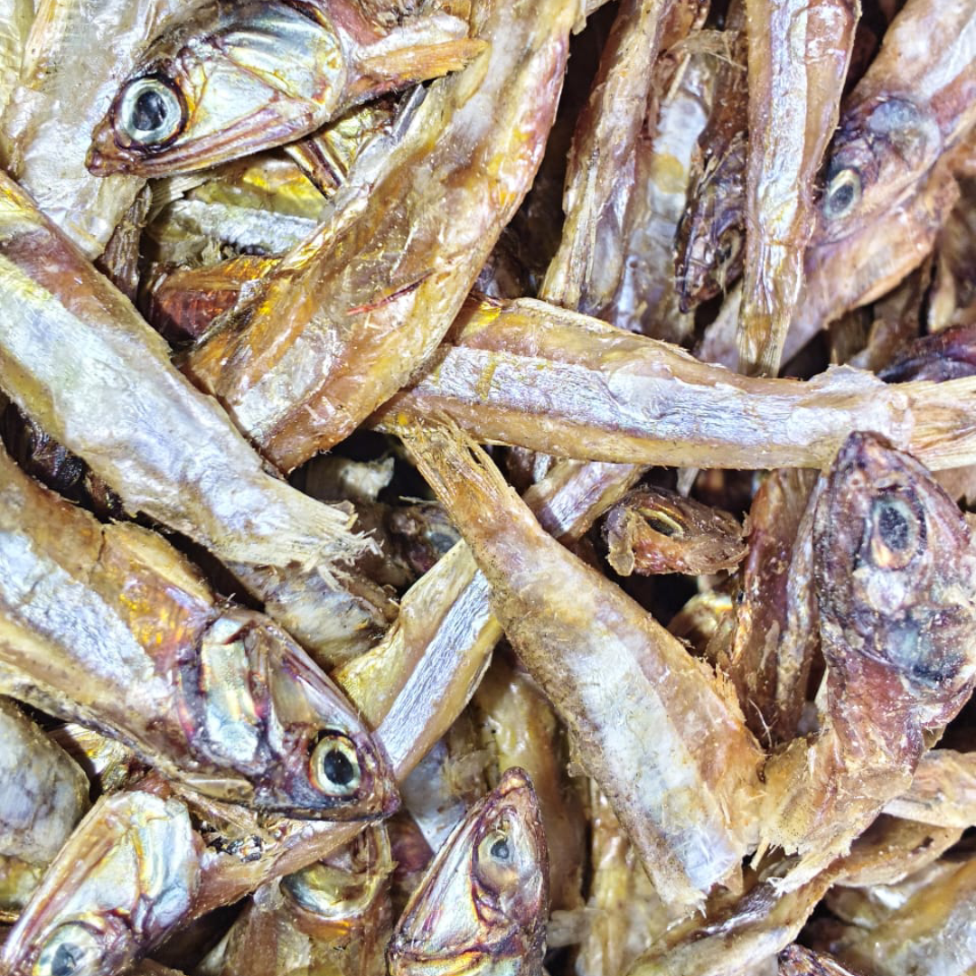 New Project (1) நெத்திலி கருவாடு ( Anchovies Dry fish ) - 500gm - Image 1