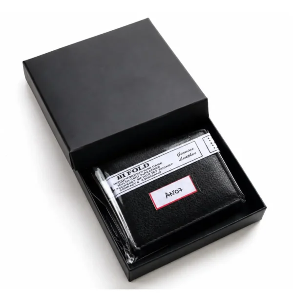 Premium Black Leather Wallet